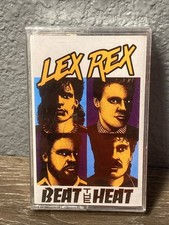 Brand New Sealed Vtg 1990 Cassette Tape Lex Rex Beat The Heat Pan Trax Records picture