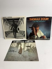 Lot of 3 Thomas Dolby Used Vinyl Record 7” 45 rpm Leipzig Europa I Scare Myself picture