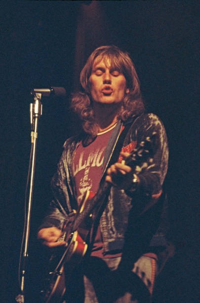 Rock Guitarist Alvin Lee Performing With Blues-Rock Band Ten Years- Old Photo