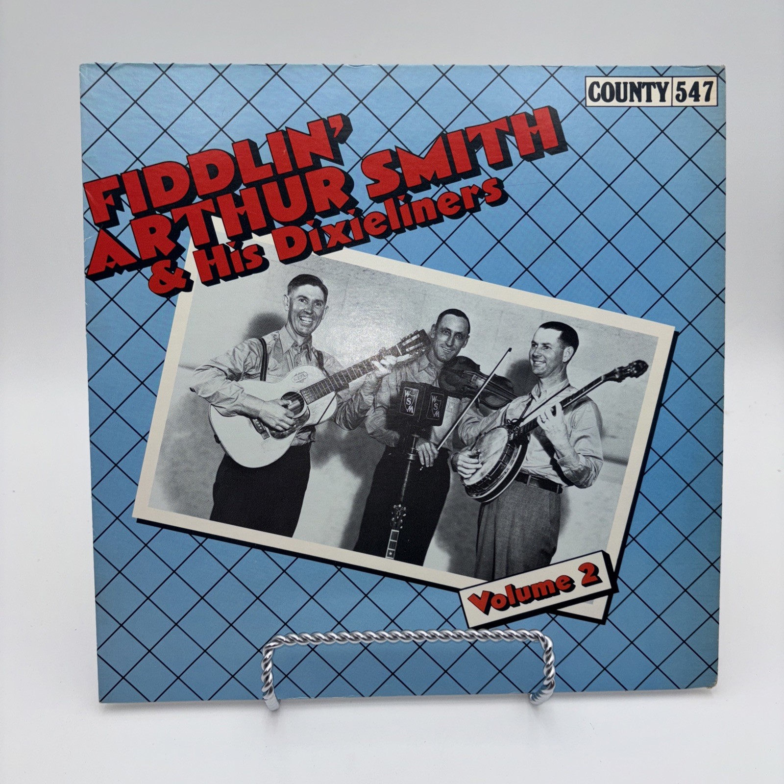 Fiddlin’ Arthur Smith and his Dixie liners Volume 2 Bluegrass  Records NM/VG+