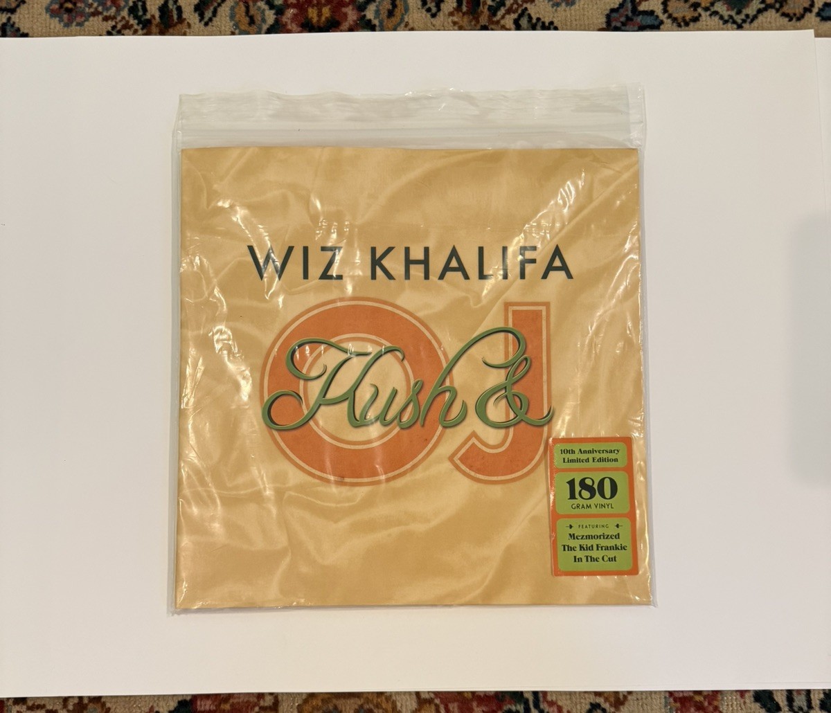 Wiz Khalifa Kush & Orange Juice OJ 2LP Green Vinyl Record 2020 Gatefold 180 Gram