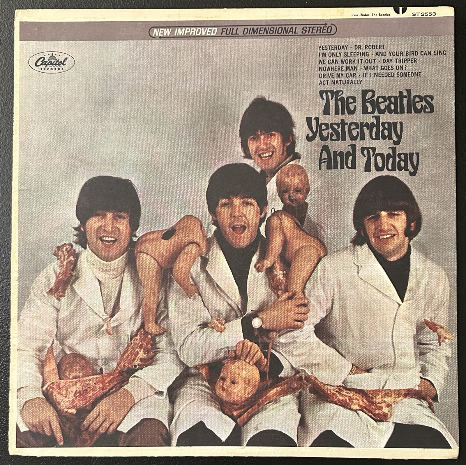 BEATLES BUTCHER COVER 3RD STATE STEREO RARE PRO PEEL W/REMOVED TRUNK SLICK GREAT