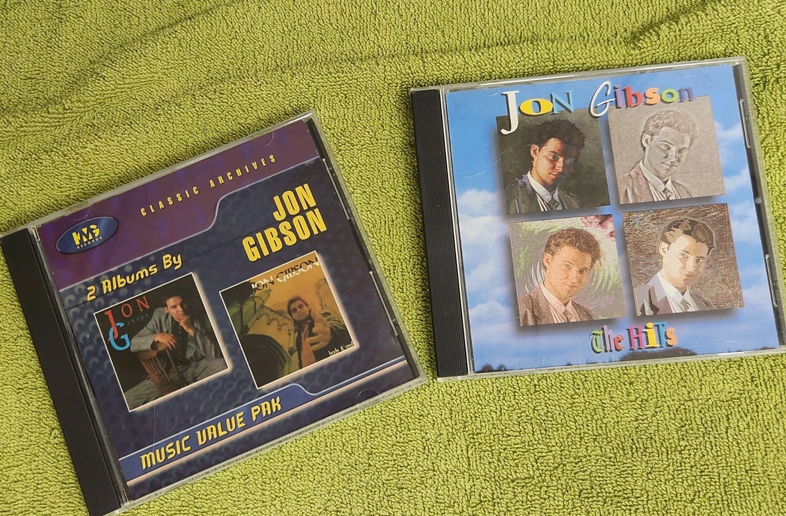 2 Jon Gibson CDS - Change of Heart /  Body & Soul / The Hits - Excellent