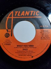 INXS -What you Need - Sweet as Sin - Atlantic 1980s VG+ F191 picture