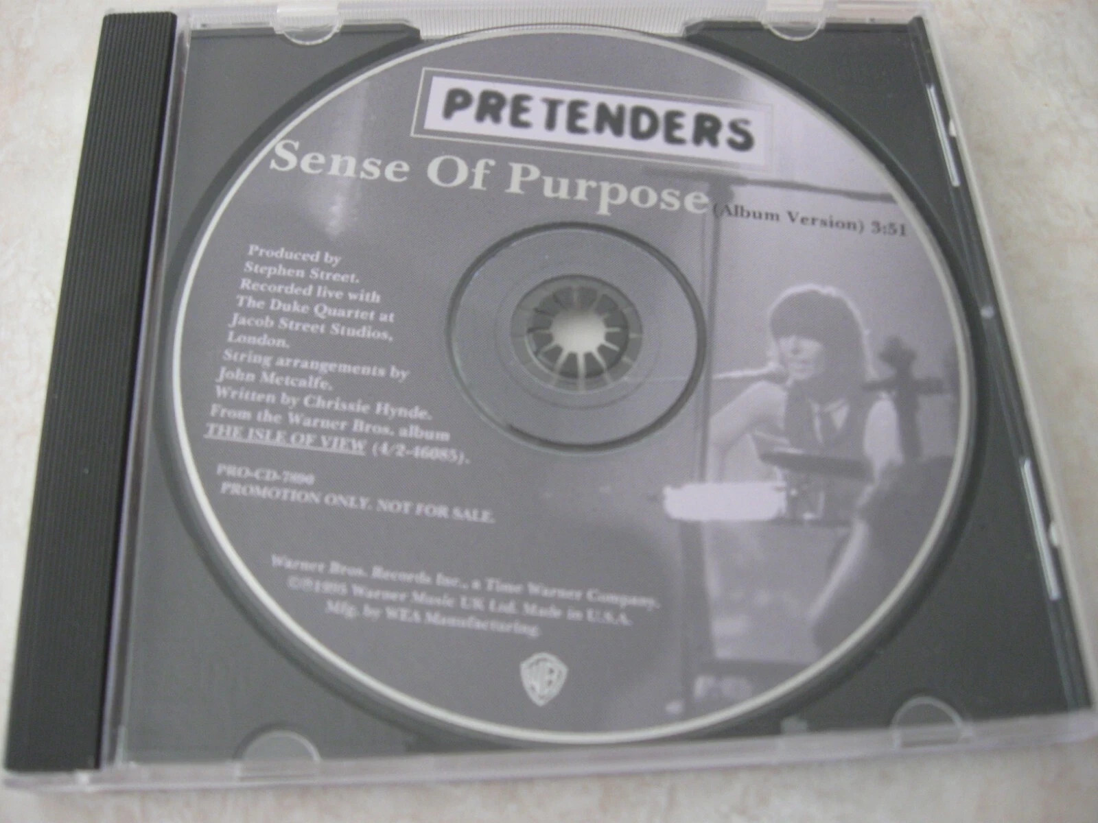 Pretenders CD - Sense of Purpose -from album The Isle of View DISC ONLY--NO CASE