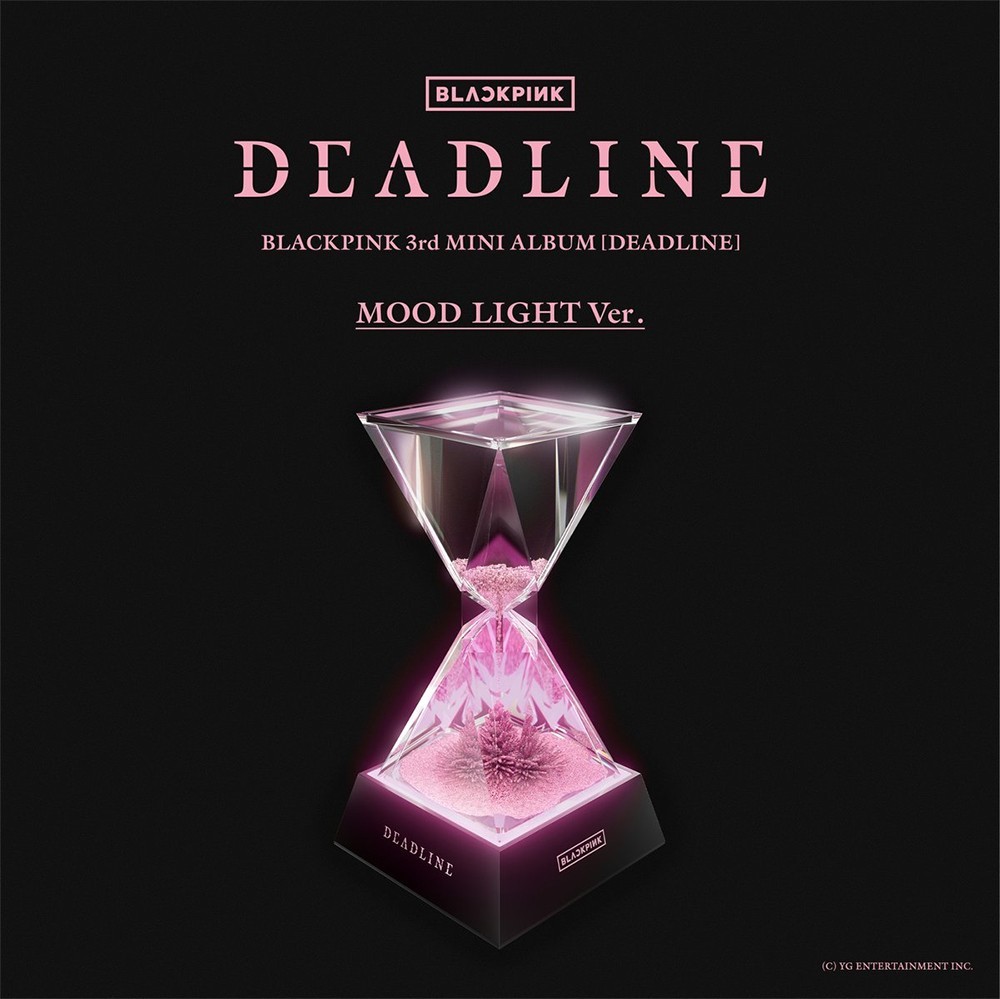 BLACKPINK DEADLINE 3rd Mini Album MOOD LIGHT Ver./CD+Lamp+4Card+Guide+Cable+GIFT