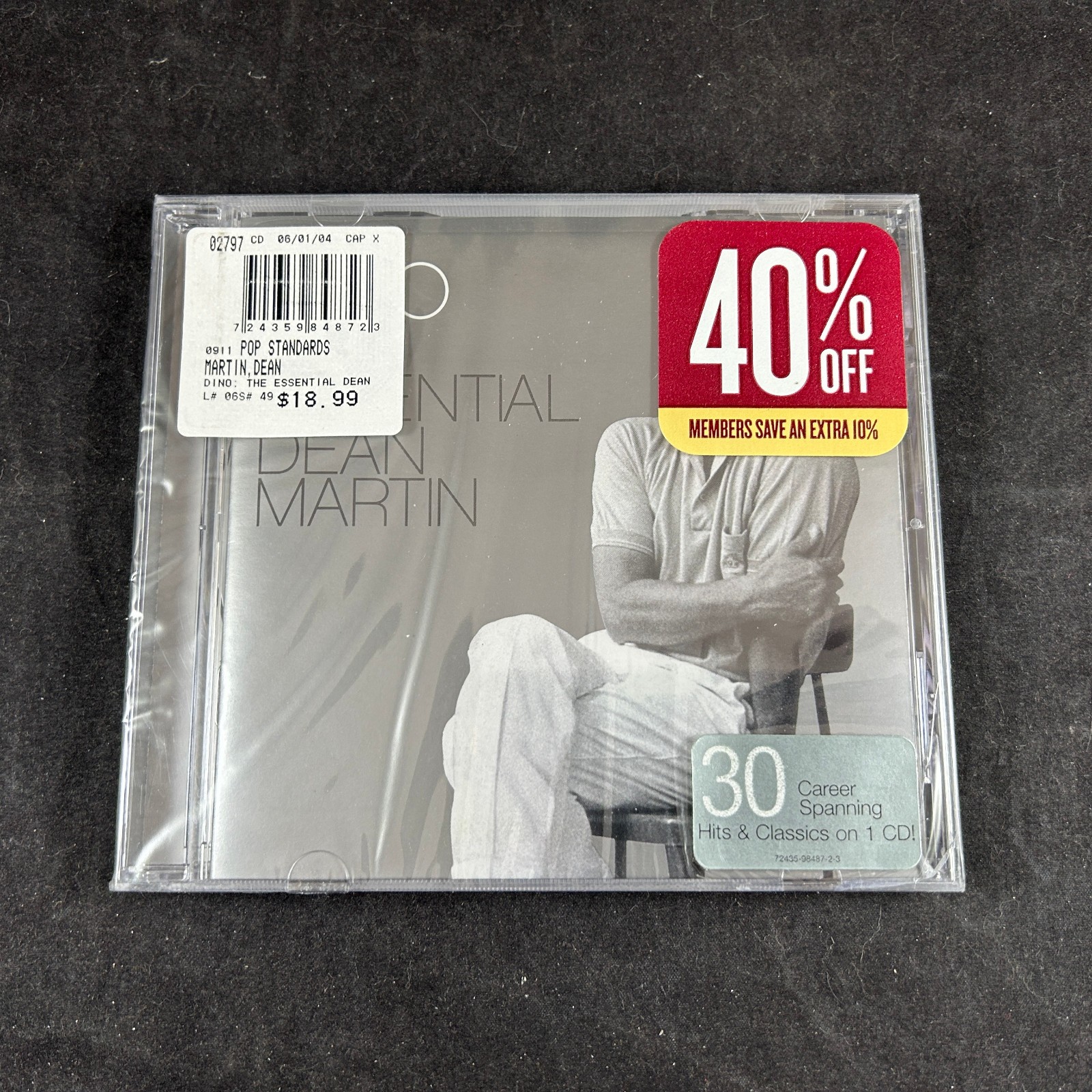 2004 DINO THE ESSENTIAL DEAN MARTIN GREATEST HITS SEALED CD W/ HYPE STICKER RARE