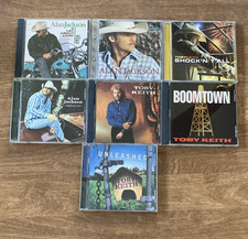 Alan Jackson & Toby Keith Lot of 7 Country CD Albums Arista m Jewel Case picture