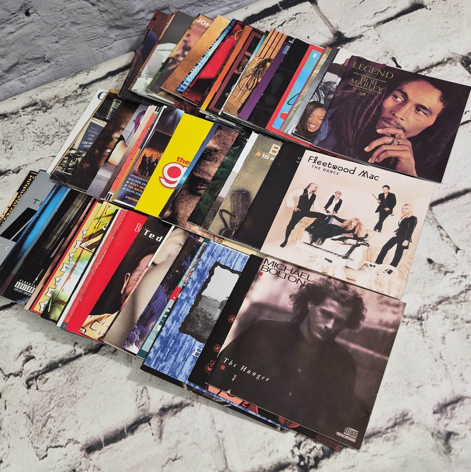 Lot of Over 100 CD Covers Inserts Booklets For Artwork Ephemera See Pics