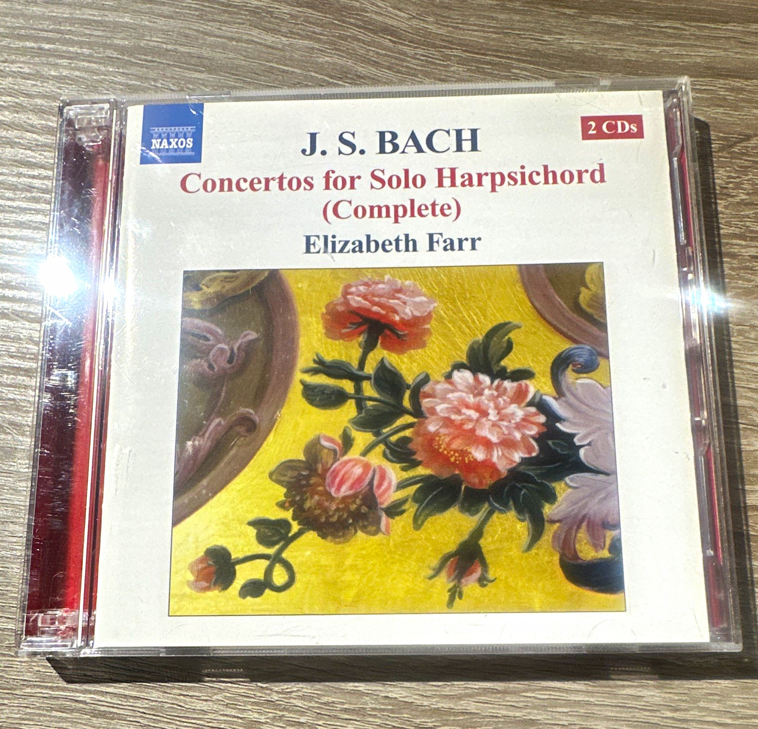 Naxos Bach: Concertos for Solo Harpsichord (Complete) Farr 2CD 2009