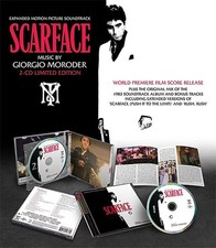 Scarface 1983 Expanded Soundtrack CD 2 Disc OOP 19CDS217 picture