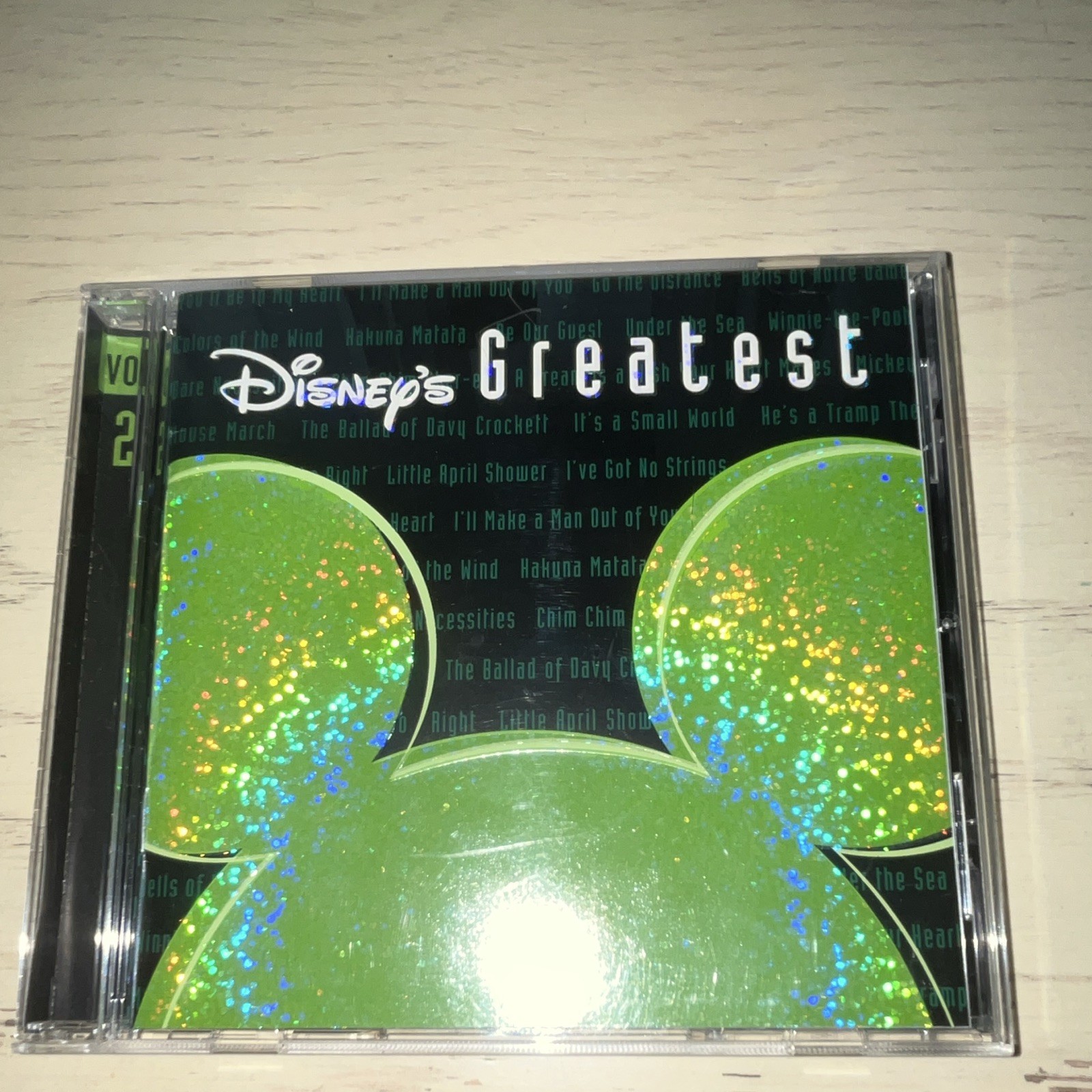 Disney Various Disney's Greatest Vol. 2 2001 Soundtrack CD Walt Disney Records