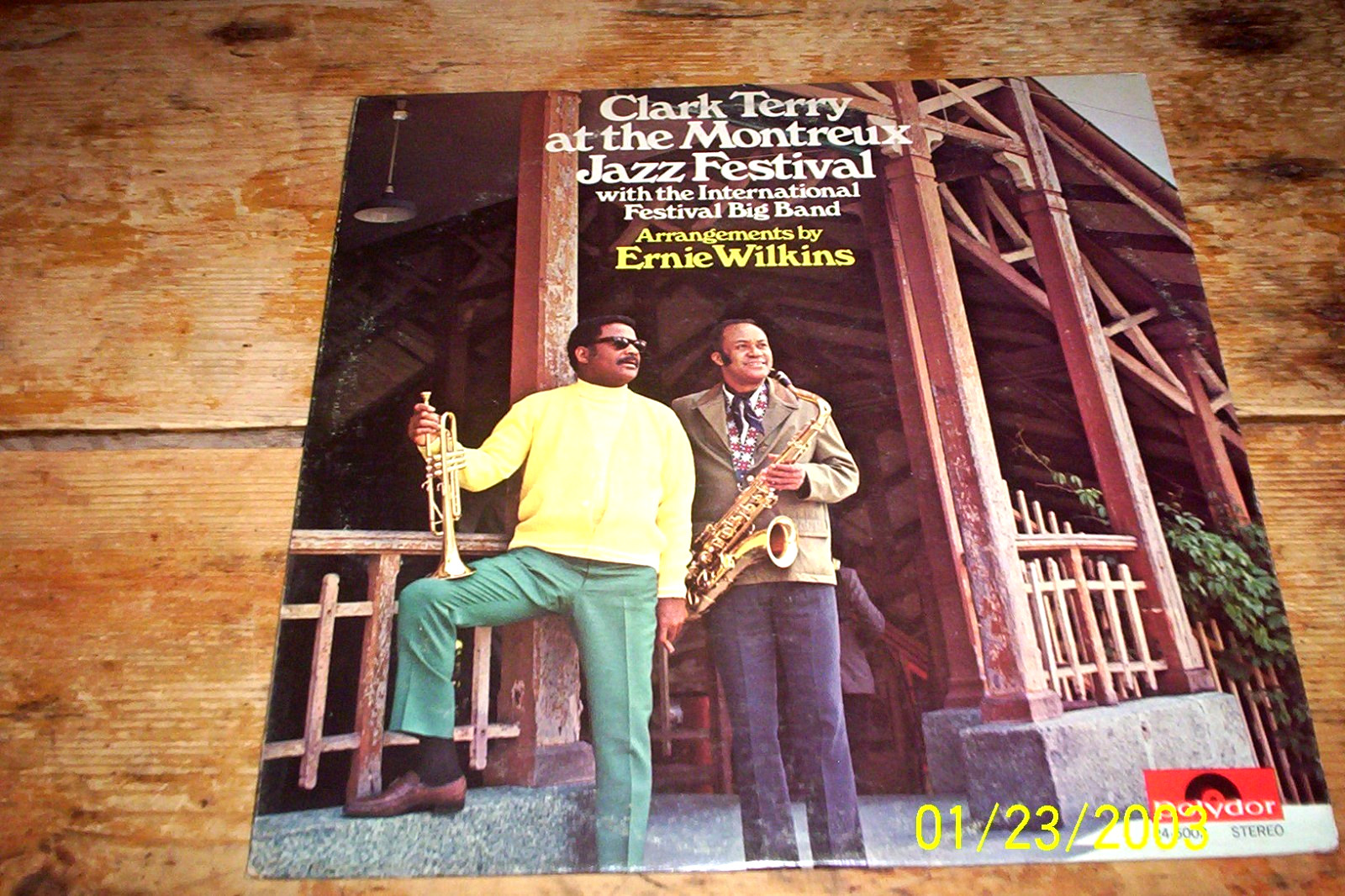 CLARK TERRY at the MONTREUX JAZZ FESTIVAL 1969 POLYDOR Records LD press VINYL LP