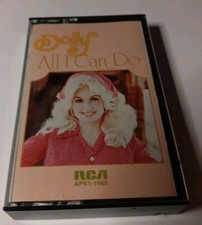 RARE Dolly Parton - All I Can Do Cassette Tape, RCA Records, 1975, White Label picture
