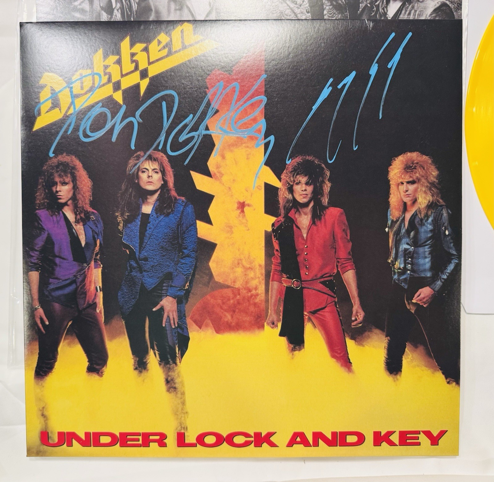 DOKKEN & LYNCH auto signed - Vinyl LP - LE 66/199 - JSA Witnessed WC692168