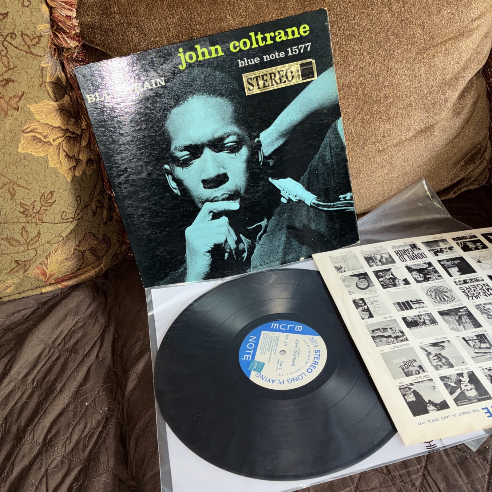 John Coltrane Blue Train Authentic True Stereo First Press RVG EAR VG VINYL