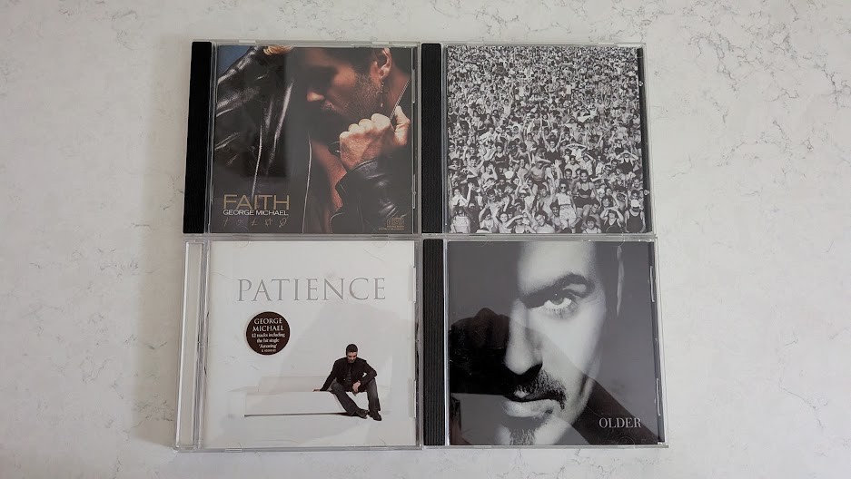 George Michael CD Lot of 4 Faith Listen Without Prejudice Patience Older Pop
