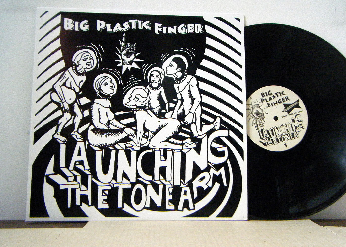 BIG PLASTIC FINGER LP Launching the Tone Arm  2012 Starrynightrecords new vinyl
