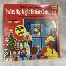 Disneyland Twas the Night Before Christmas Soundtrack LP Vinyl Rankin Bass 1976 picture