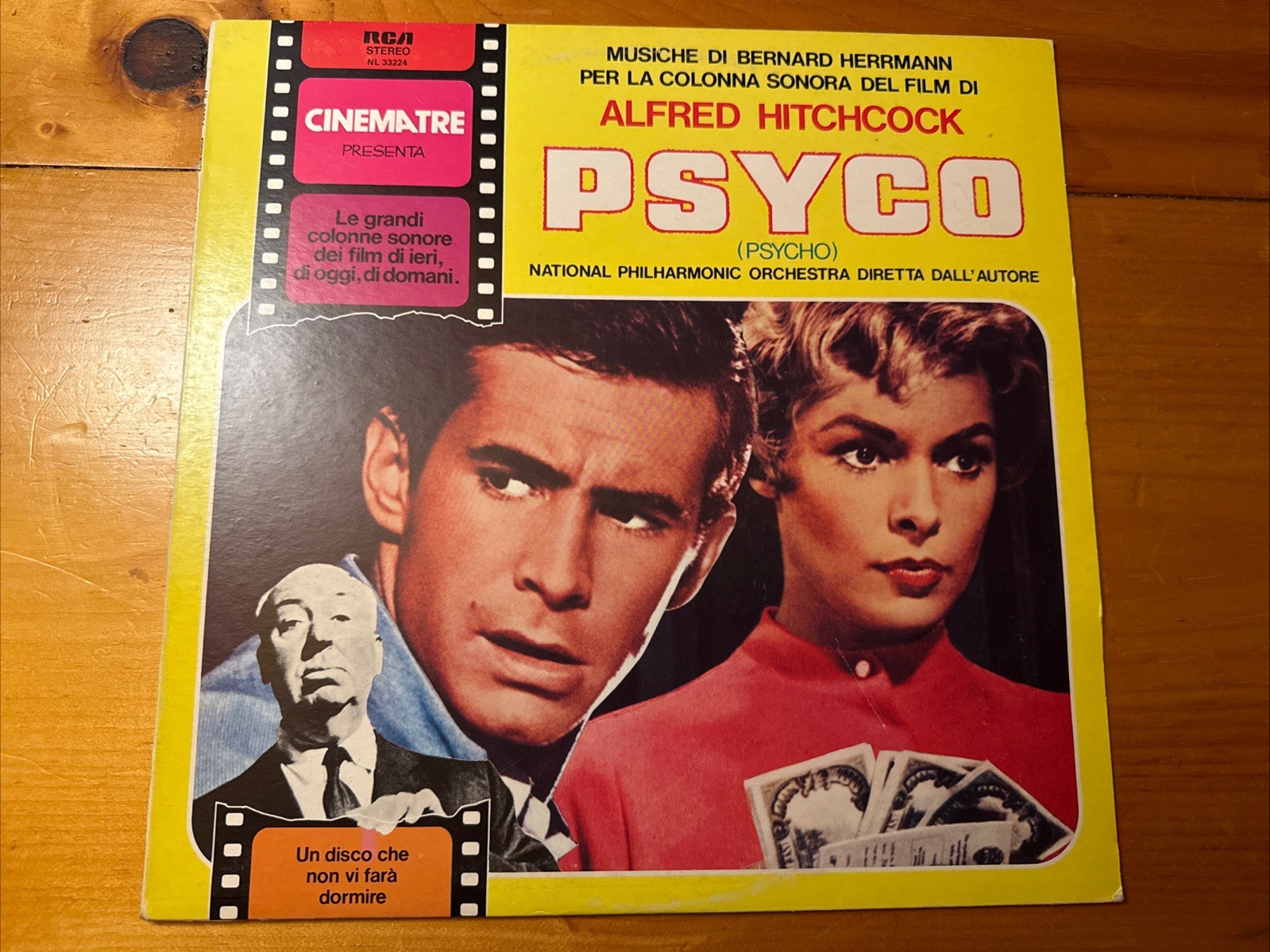 Bernard Herrmann ‎– Psyco (Psycho) OST 1960 RCA NL 33224 RE Italian Vinyl NM-