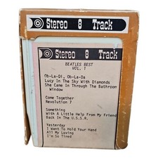 Beatles Best Vol 1 8-Track Tape Delaware Sounds Vintage 1970s Bootleg Untested picture