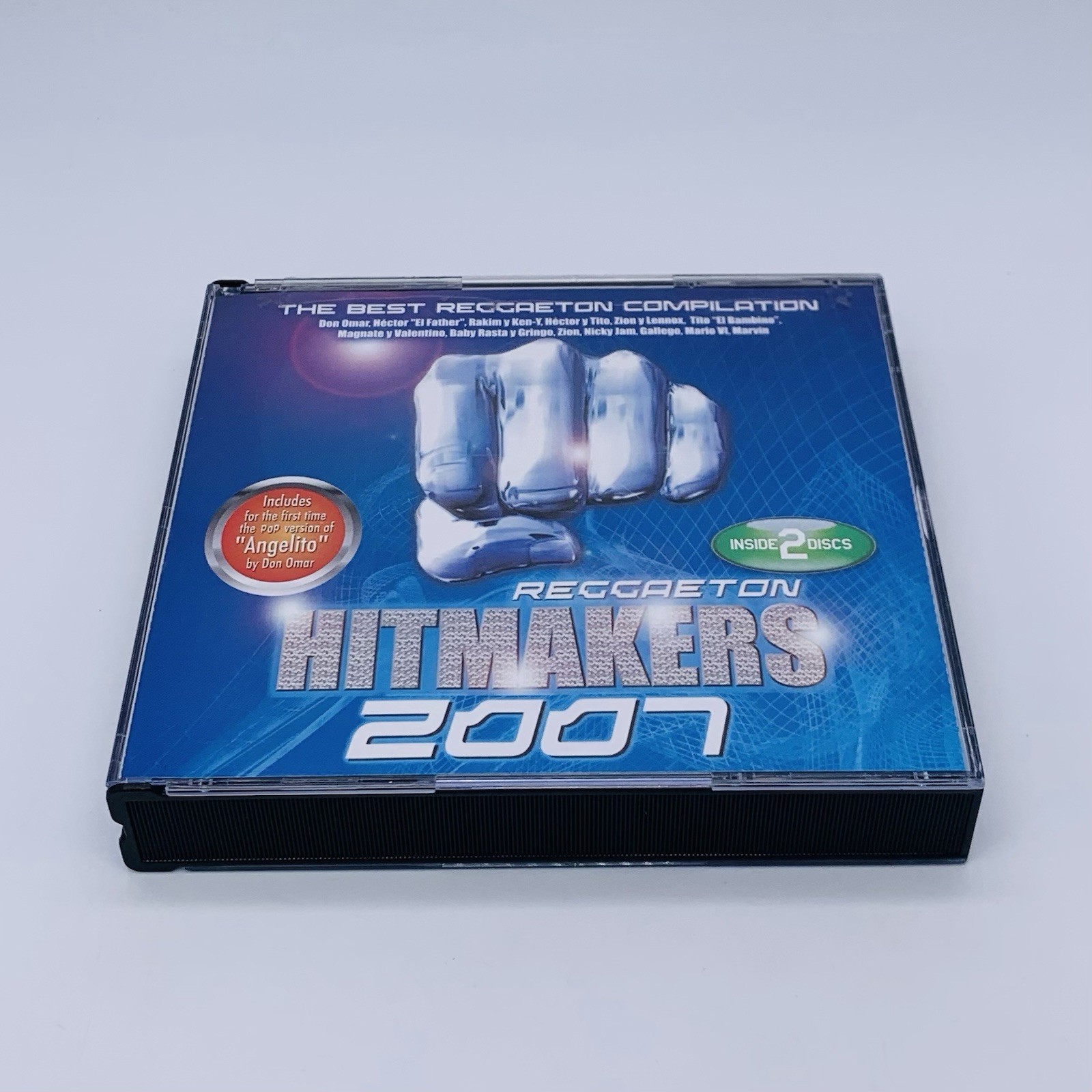 Reggaeton Hitmakers 2007 by Various Artists CD, 2007 2-Disc Set Latin Spanish