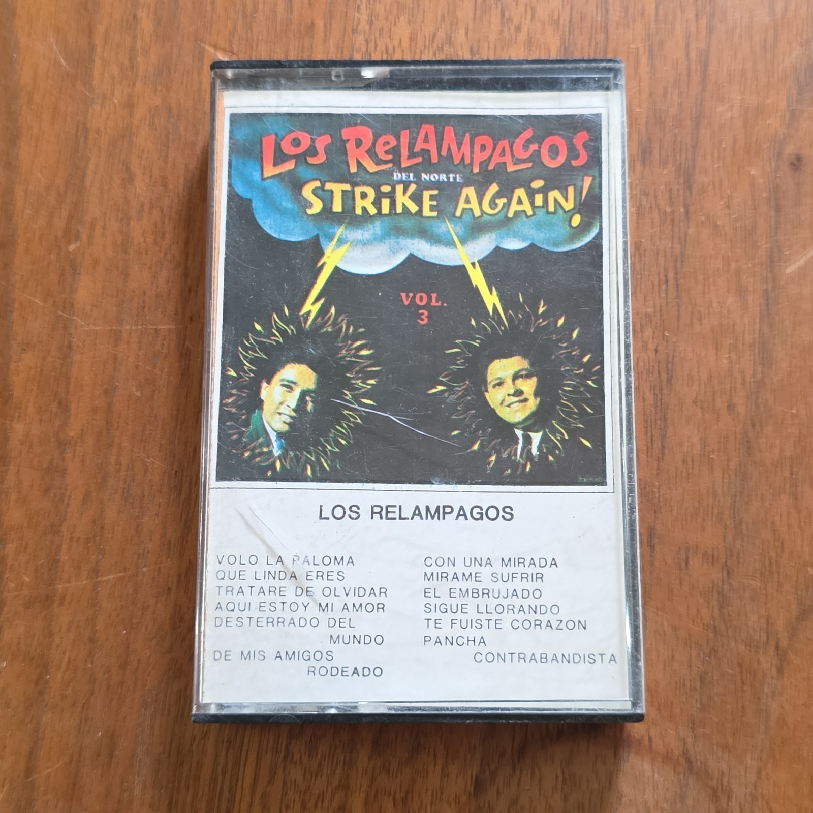Los Relampagos del Norte - Strike Again Cassette Album Norteño Latin Rare HTF