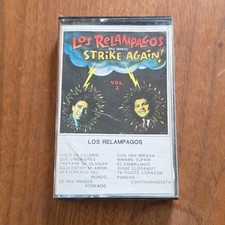 Los Relampagos del Norte - Strike Again Cassette Album Norteño Latin Rare HTF picture