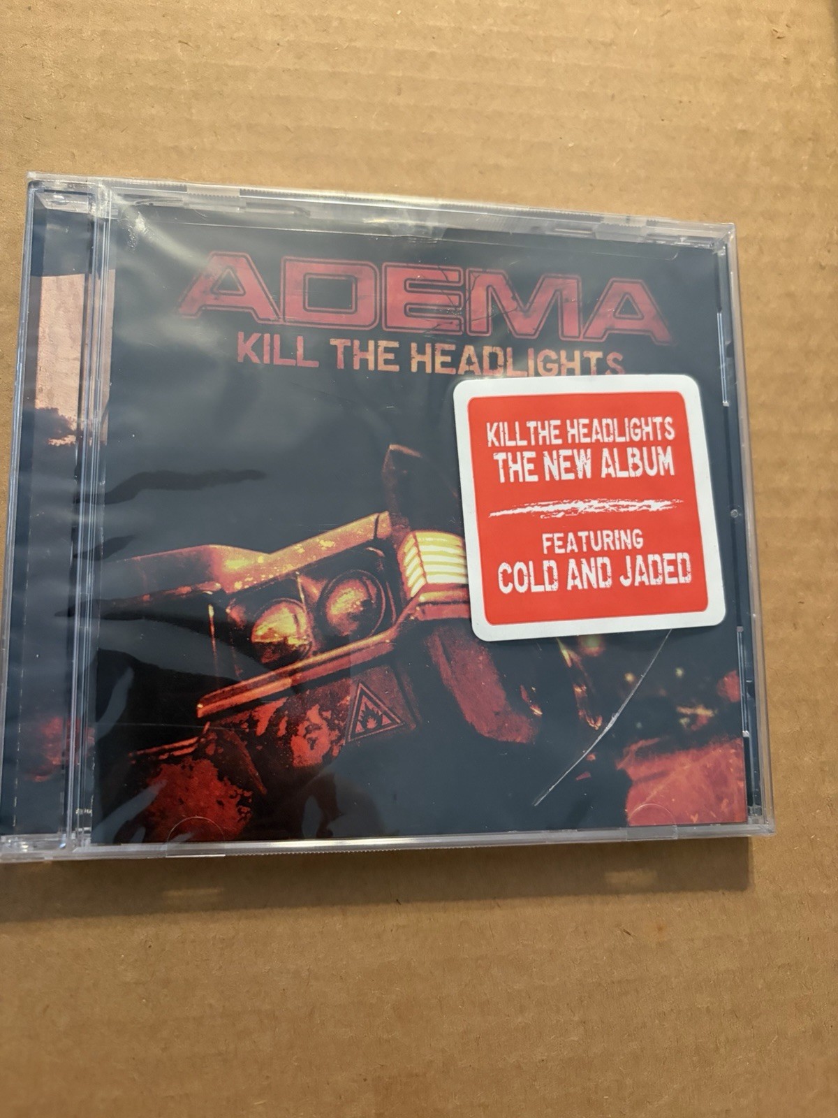 RARE NEW/SEALED METAL MUSIC CD - ADEMA - “KILL THE HEADLIGHTS” (2007)