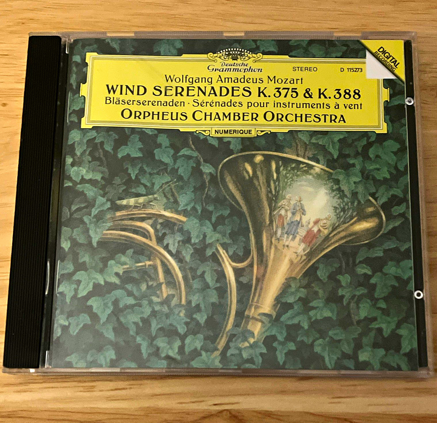 Mozart Wind Serenades K.375/K.388 Orpheus CO Deutsche Grammophon CD D115273 1991