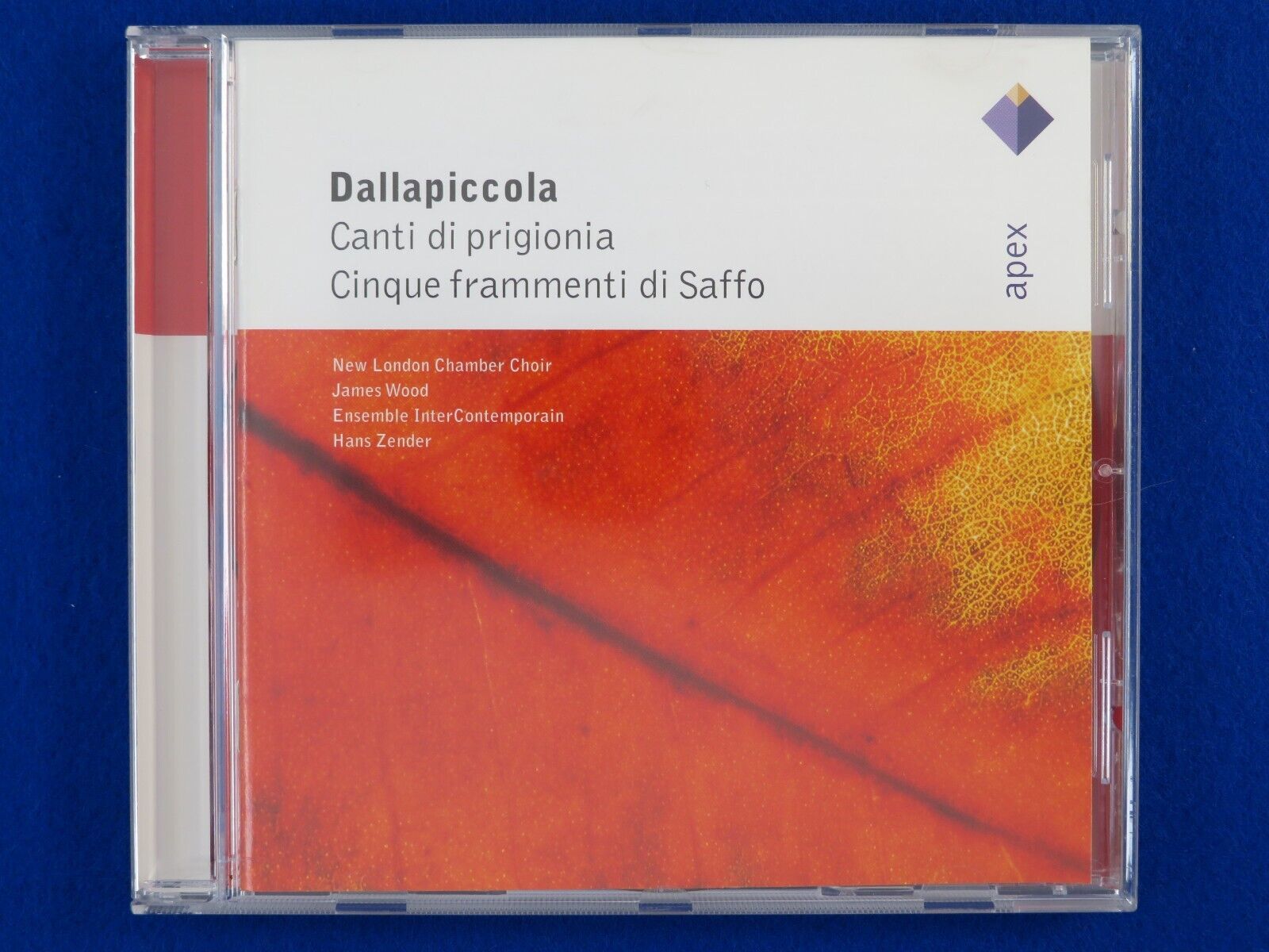 Dallapiccola Canti Di Prigionia/Cinque Frammenti Di Saffo - CD - Fast Postage 