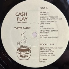 Yvette Cason – Ca$h Play • Rare Modern Soul 45 • Beantown Hear picture