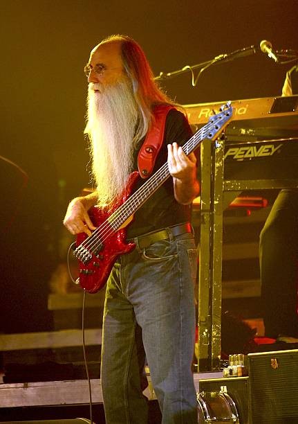 Bass guitarist session player Leland Sklar performing with the Phi- Old Photo