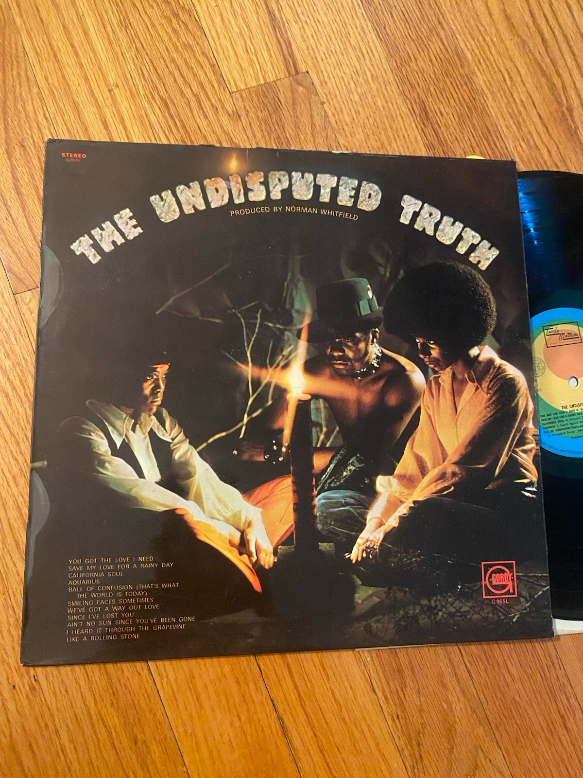 THE UNDISPUTED TRUTH SELF-TITLED EX LP ORIG. 1971 ITALY PRESSING PSYCH SOUL