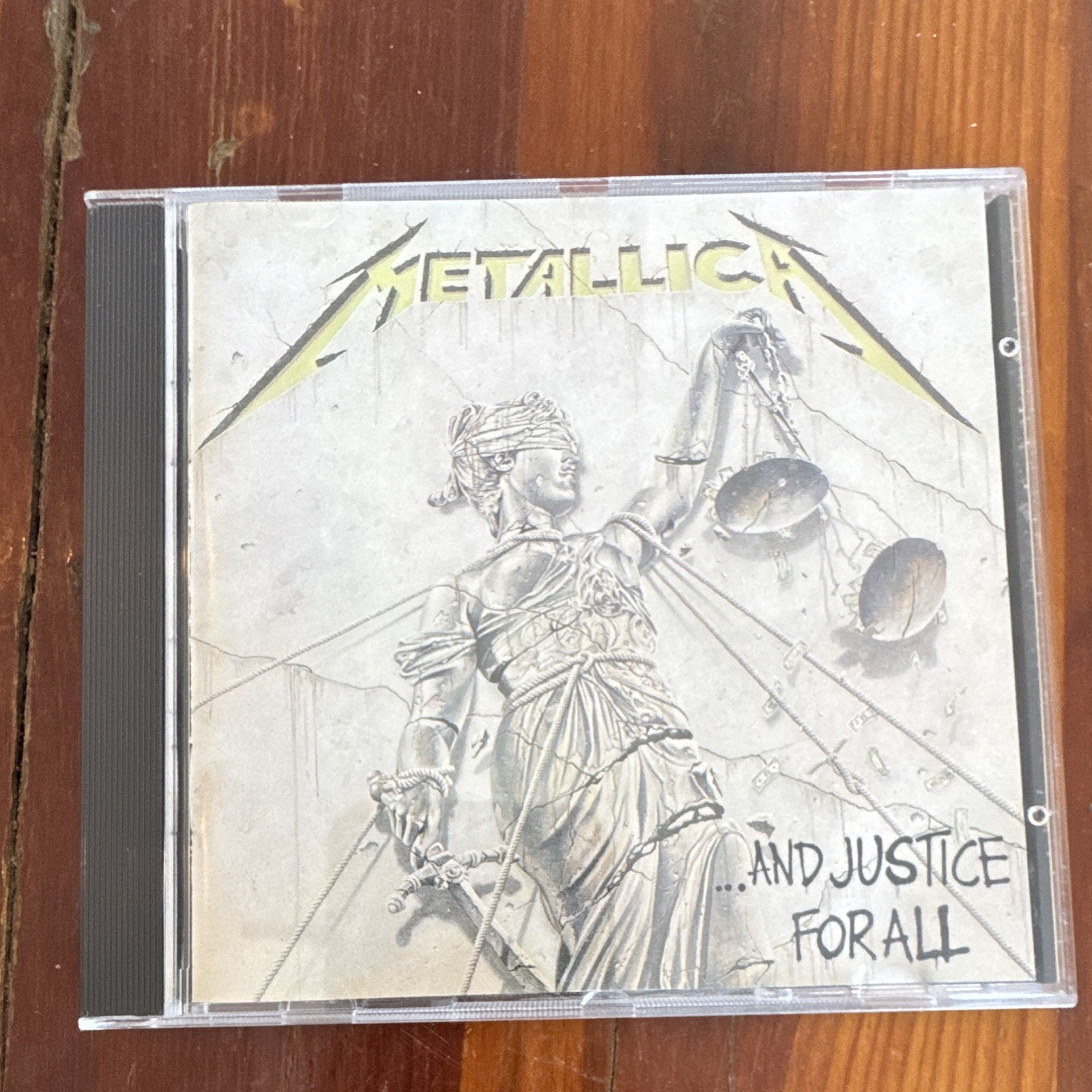 Metallica 1988 CD \'...And Justice for All\' Elektra, VG 9, Original Press 60812-2