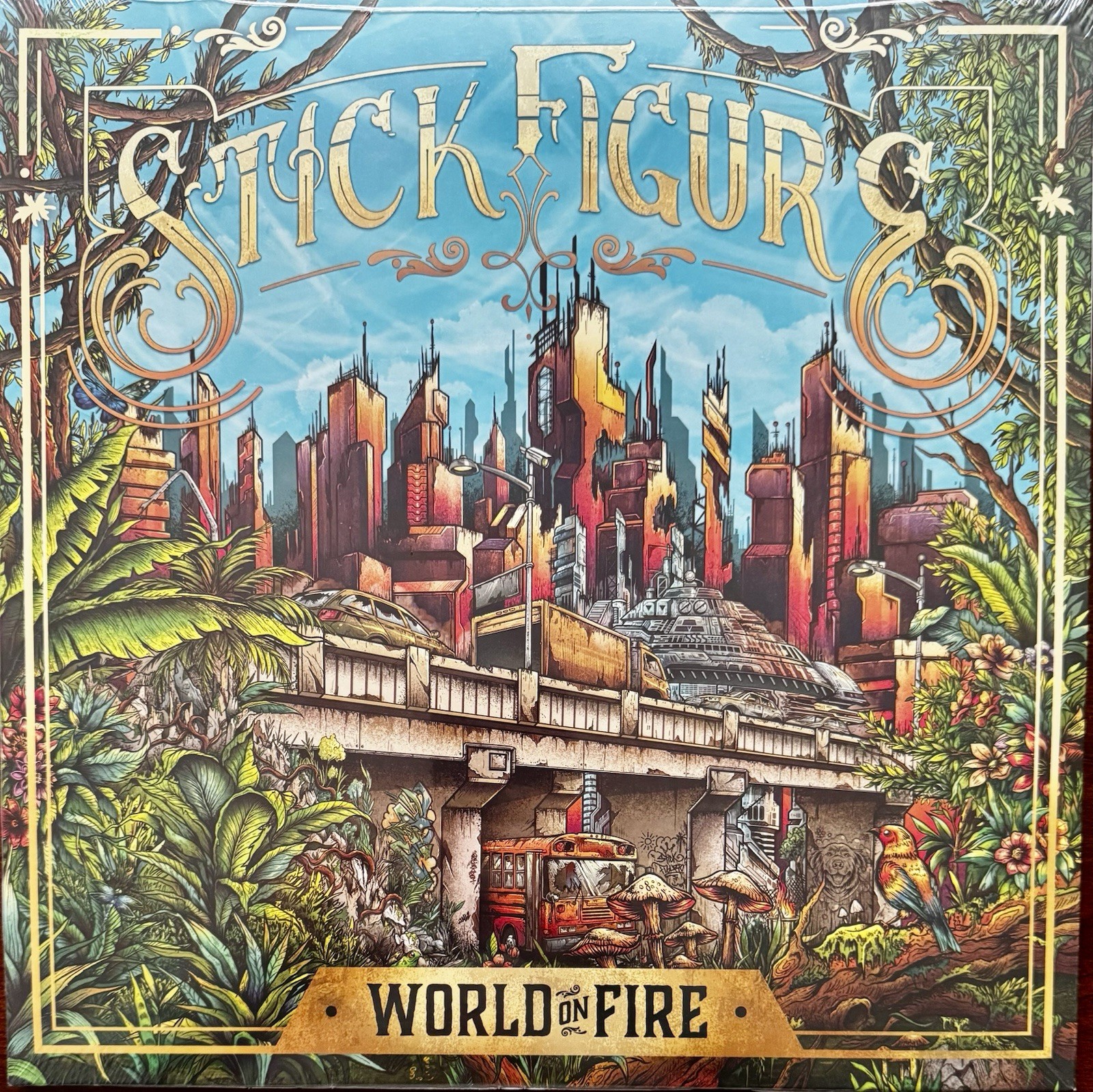 Stick Figure - World On Fire - LP Vinyl New Sealed 2xLP 2019
