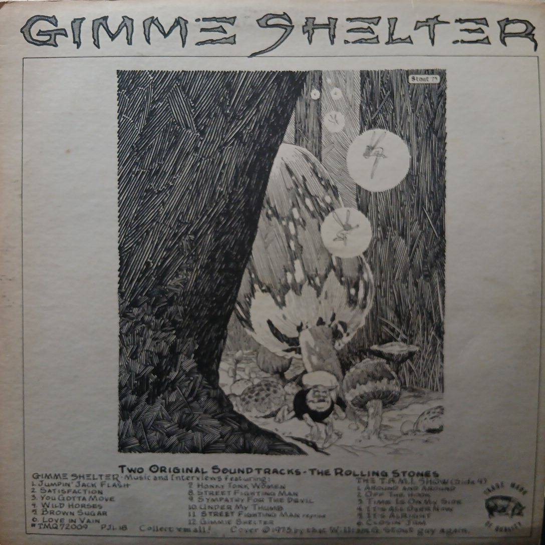 Super rare US 2LP high quality private Rolling Stones / Gimme Shelter 1973 TMQ