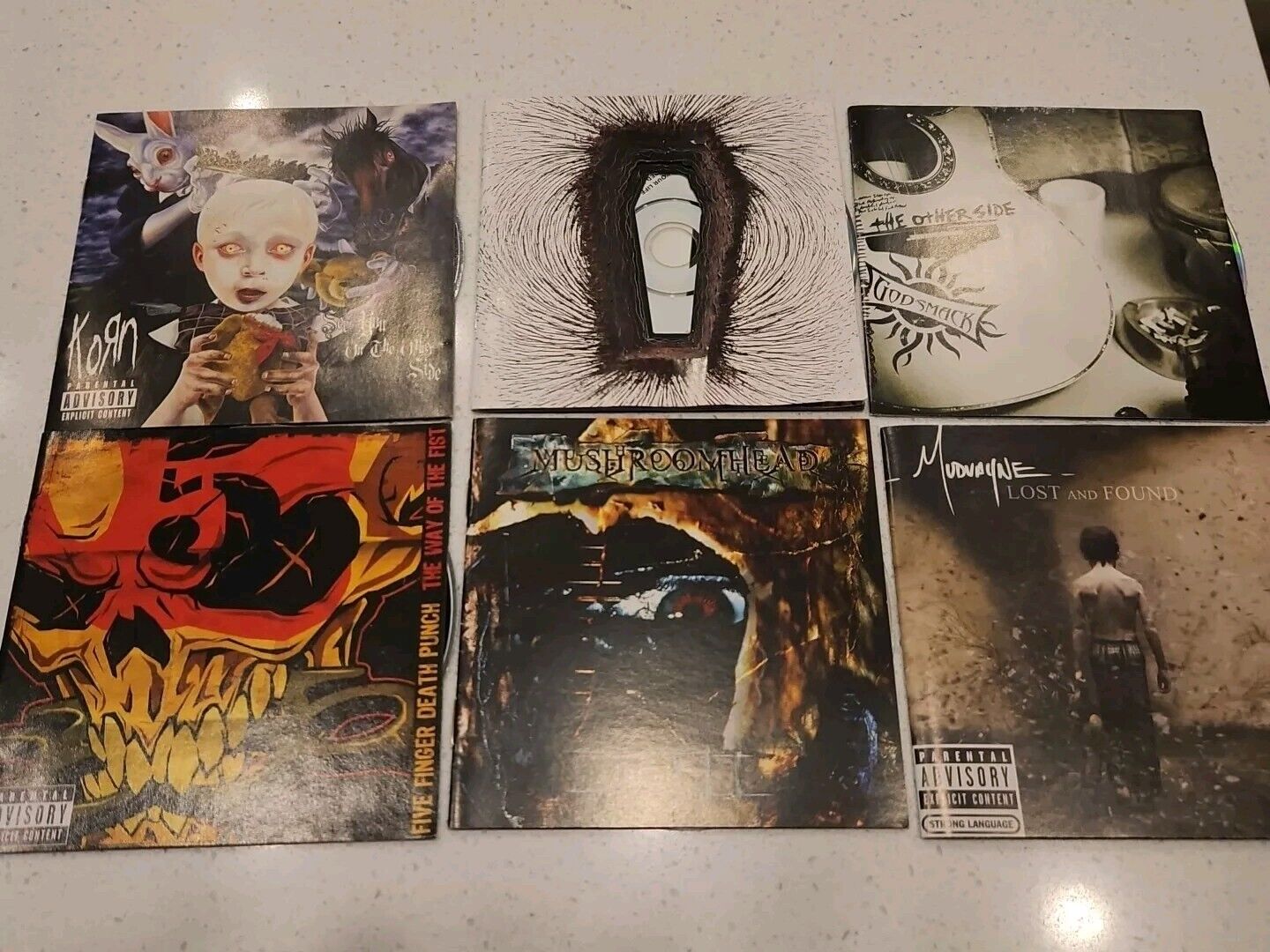 Rock Metal CD Lot (6) No Cases- Not Tested