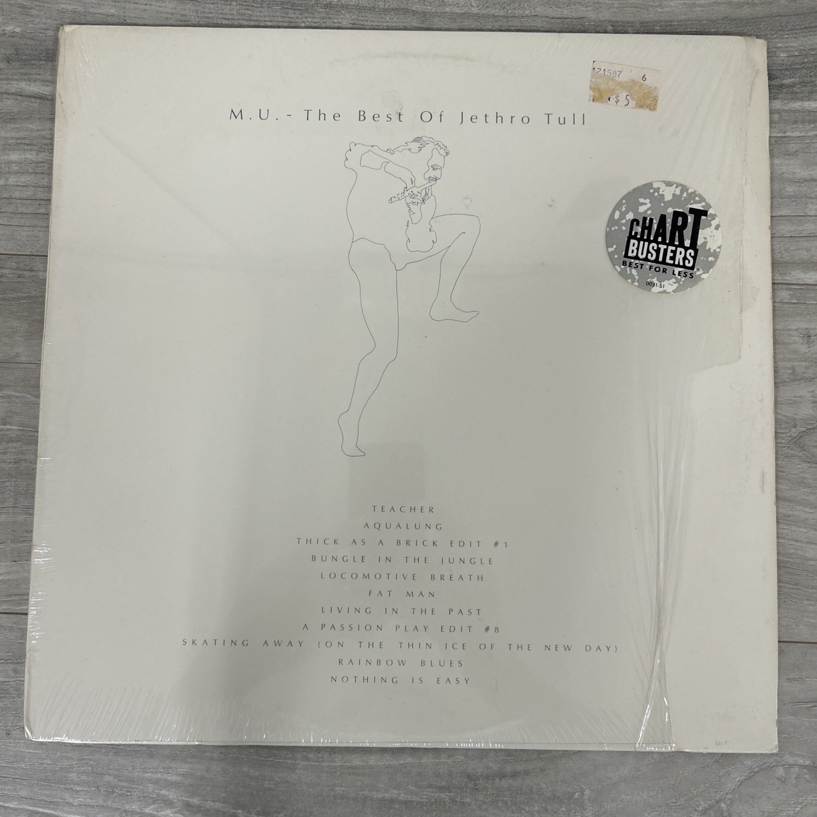 JETHRO TULL : M.U. THE BEST OF JETHRO TULL VINYL, OPEN SHRINK VG #1006
