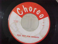 UNKNOWN ARTIST - TOO HOT FOR BONGOS / KETTLE ROCK  - VG++/EX VINYL & GREAT AUDIO picture