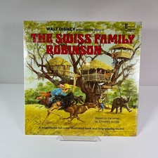 Vintage 1968 Walt Disney Disneyland The Swiss Family Robinson Vinyl LP * NEW picture