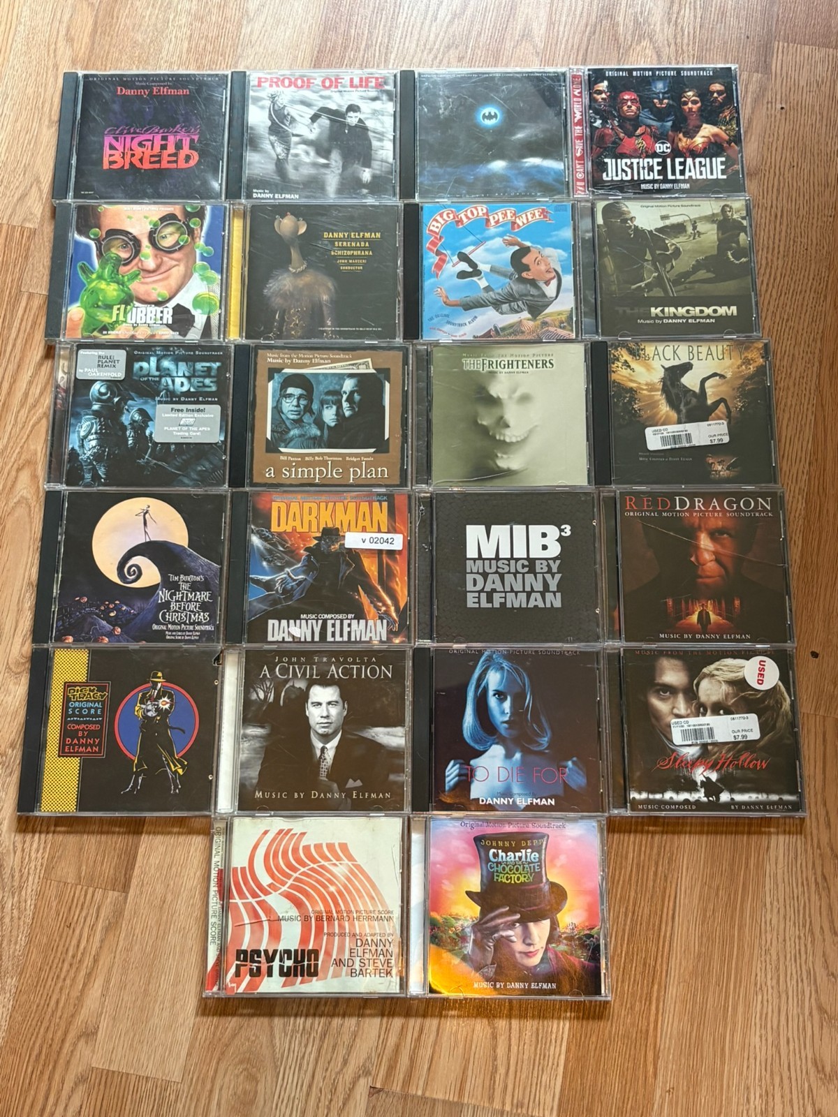 22-CD Danny Elfman Collection - Darkman, Nightbreed, Frighteners, Psycho MORE