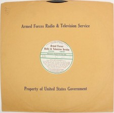 1961 AFRTS Frank De Vol Rainbow Strings Radios Great Old Theme Armed Forces LP picture