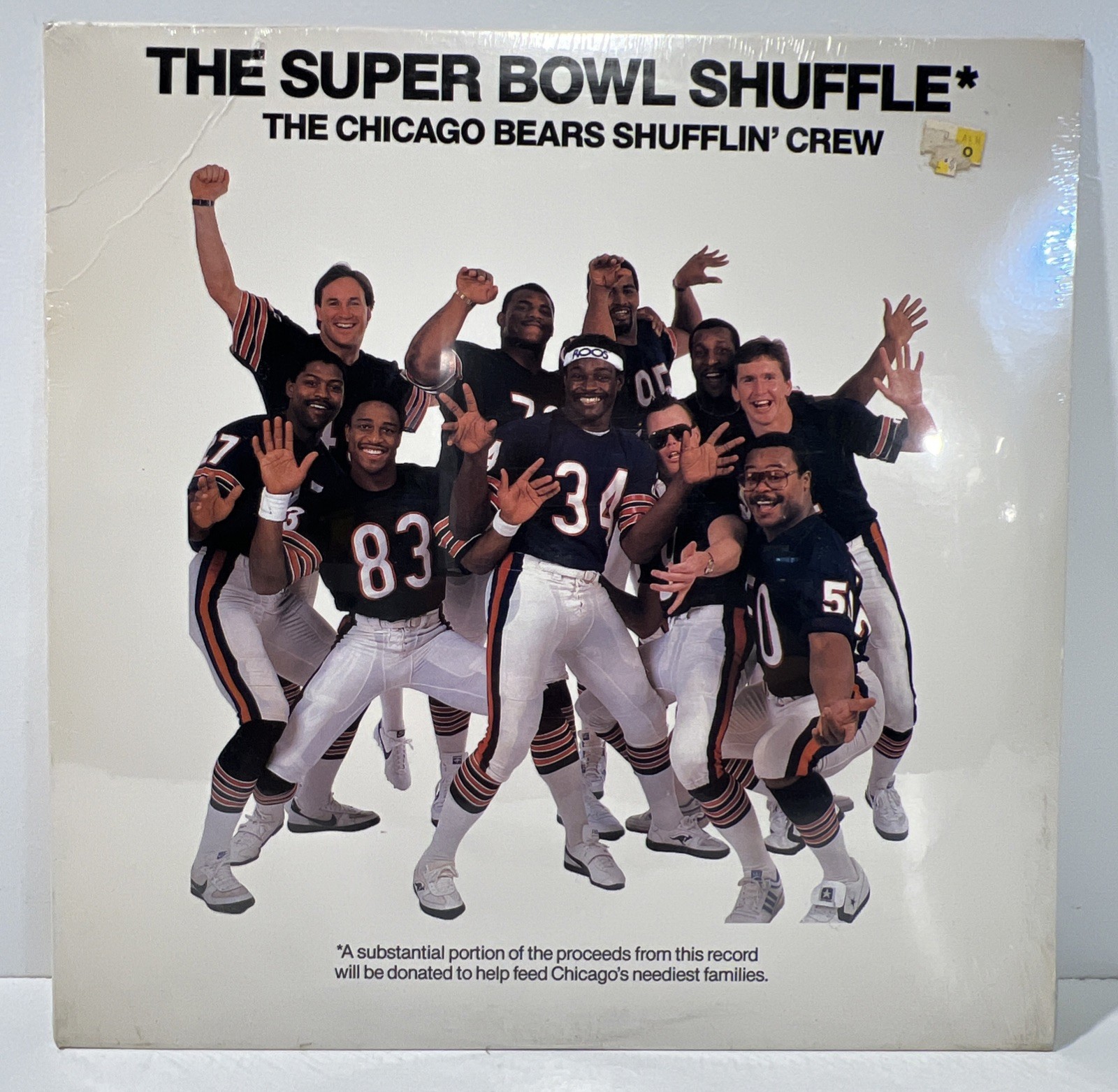 Super Bowl Shuffle 1985 Chicago Bears Shufflin\' Crew Vinyl Record Album Sealed
