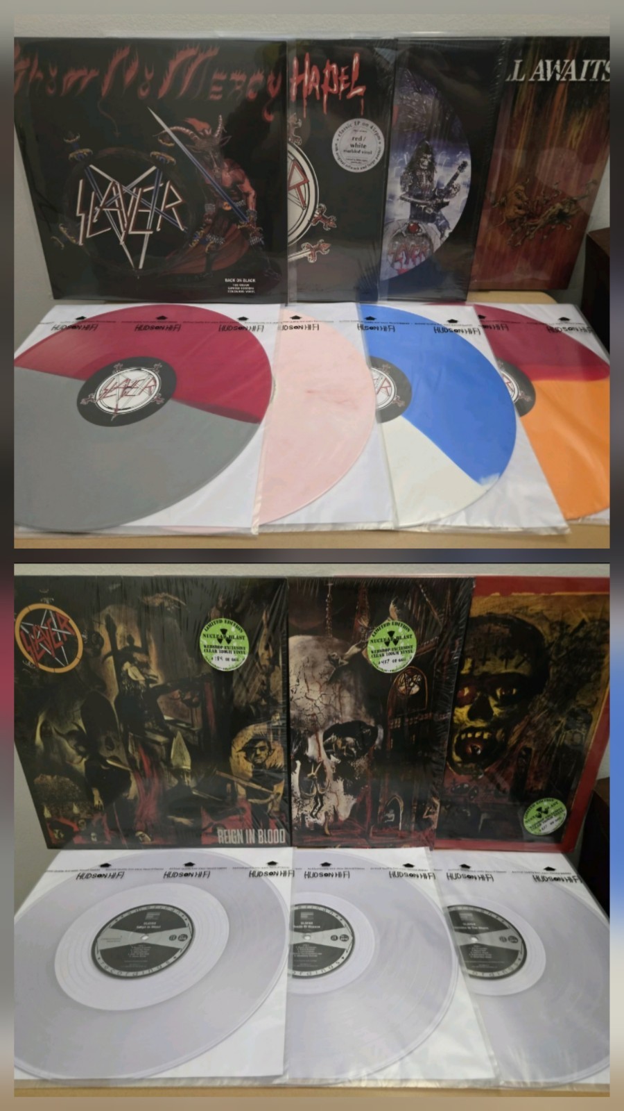 Slayer Show Haunting Live Hell Reign South Seasons Vinyl Lp UK RSD Nuclearr 666