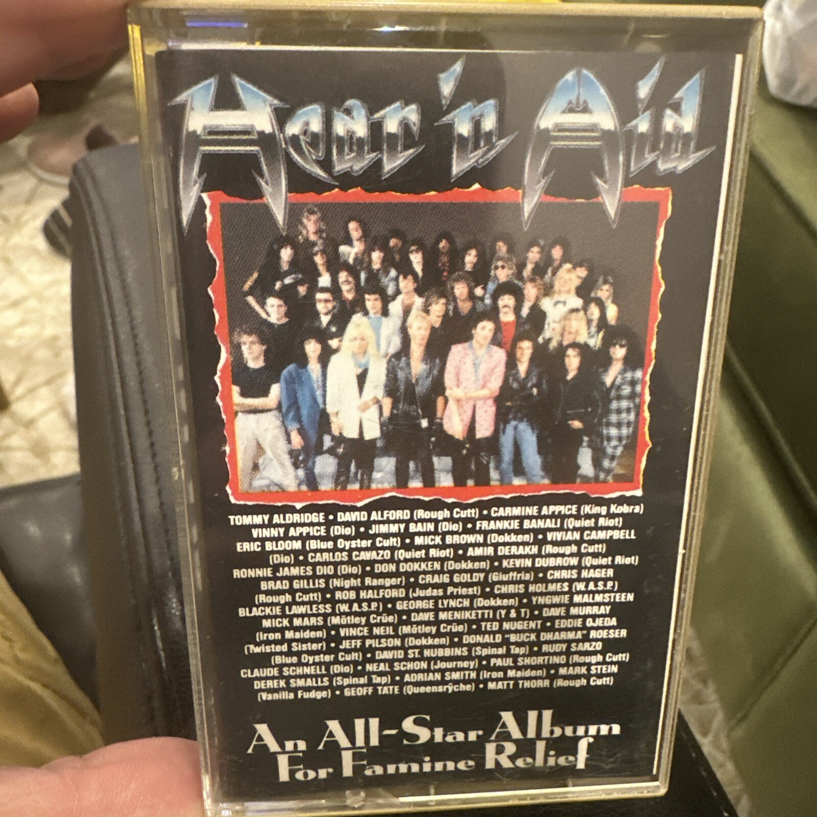 Hear 'N Aid 1986 Cassette OOP An All Star Album For Famine Relief *Rare* (275)