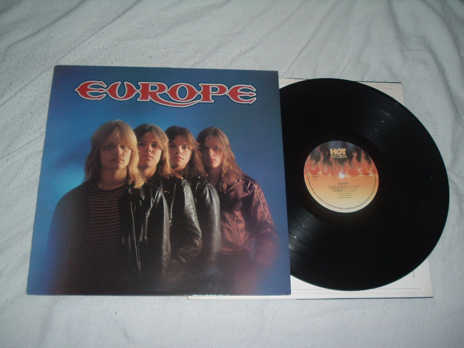 EUROPE s/t \'83 ORIGINAL RARE Swedish ORANGE label 1st press NMint