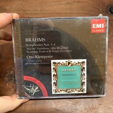 Brahms Symphonies 1-4 Klemperer CD EMI Classics 2004 Remastered MHS picture
