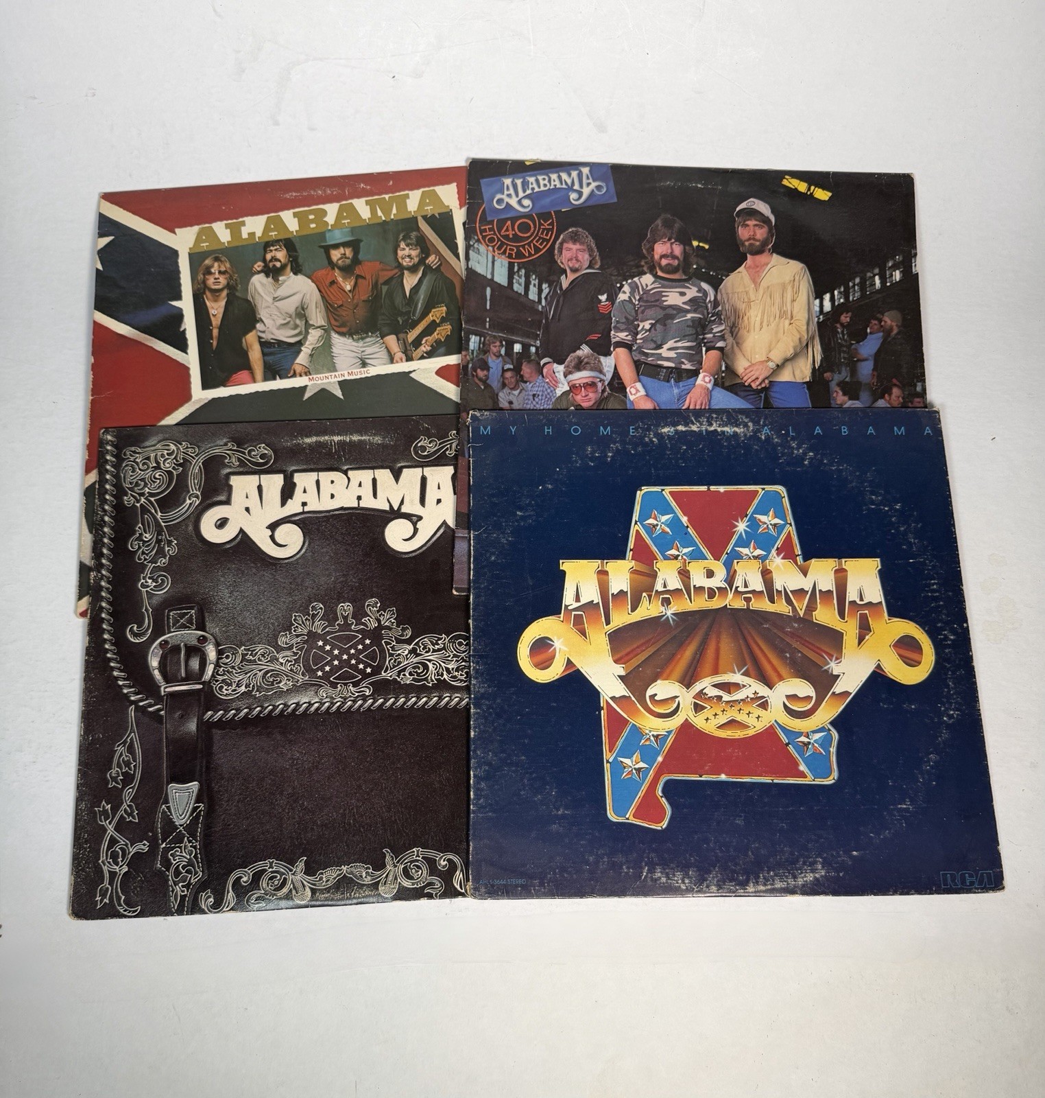 Alabama Vinyl LP Lot of 4 My Home’s in Alabama 40 Hour Week Mountain Music