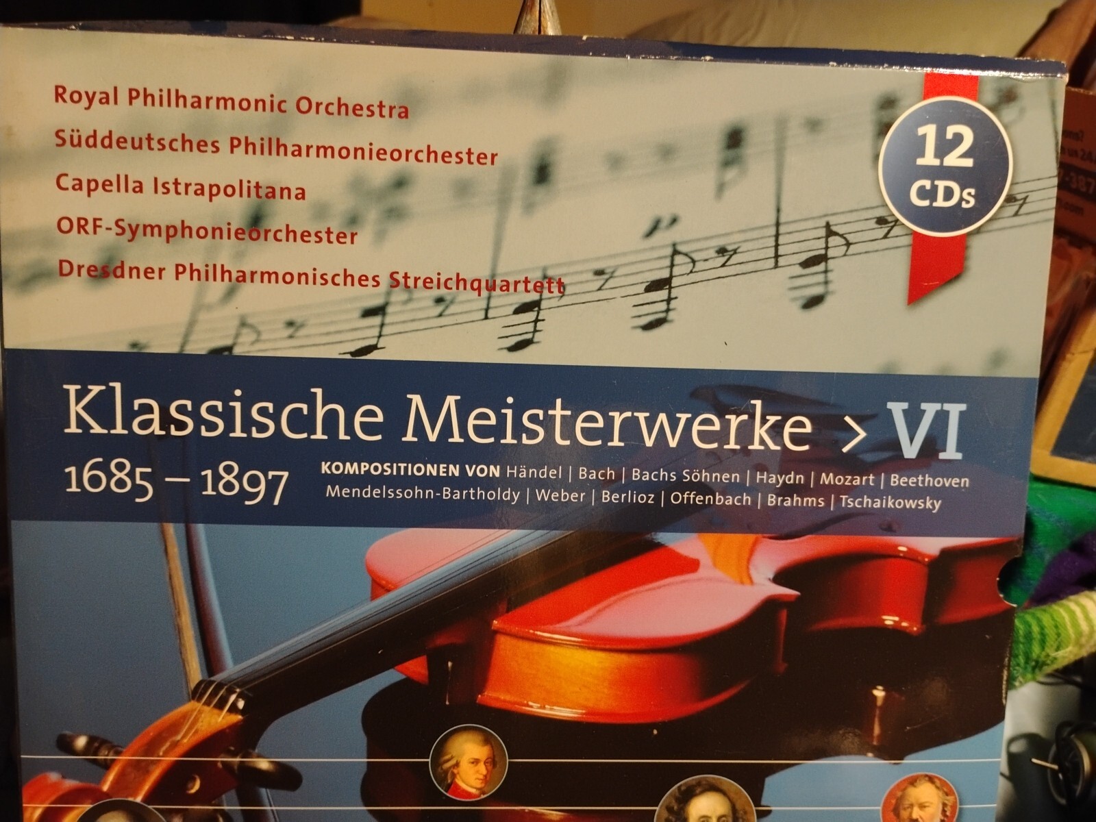 KLASSISCHE MEISTERWERKE VI 1986-1987 CD 12 DISCS 